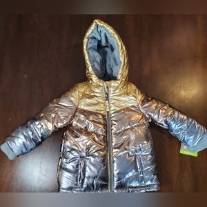 NWT Mettalic Ombre Infant Winter Coat